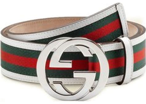 gucci red and green stripe|white green red gucci belt.